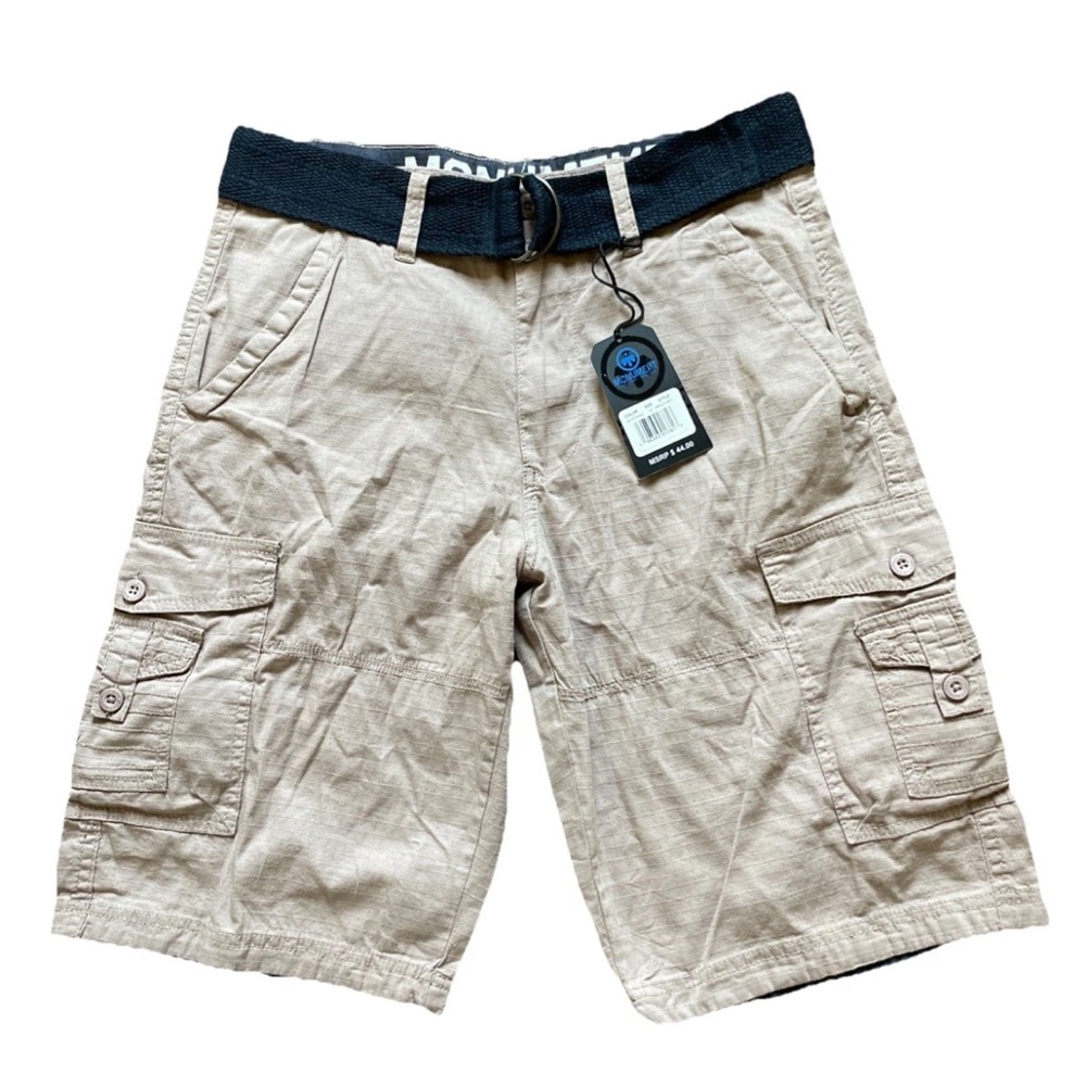 Men's Tan Cargo Shorts